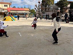 縄跳び大会の様子