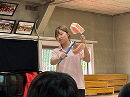 歯科検診の様子