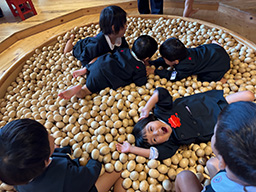 ボールプール遊び